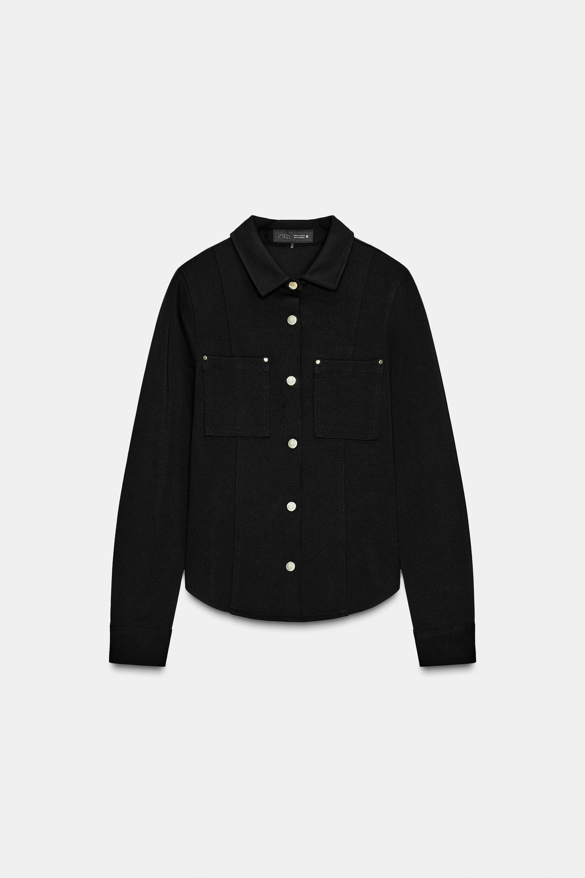 FITTED CREPE SHIRT